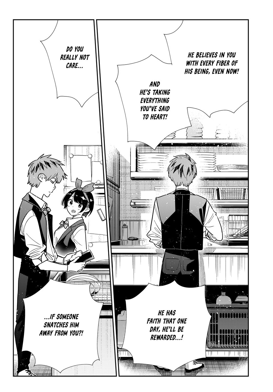 Rent A Girlfriend Manga Chapter 390 page 12 - My Girlfriend and The Fateful Day (Part 2)