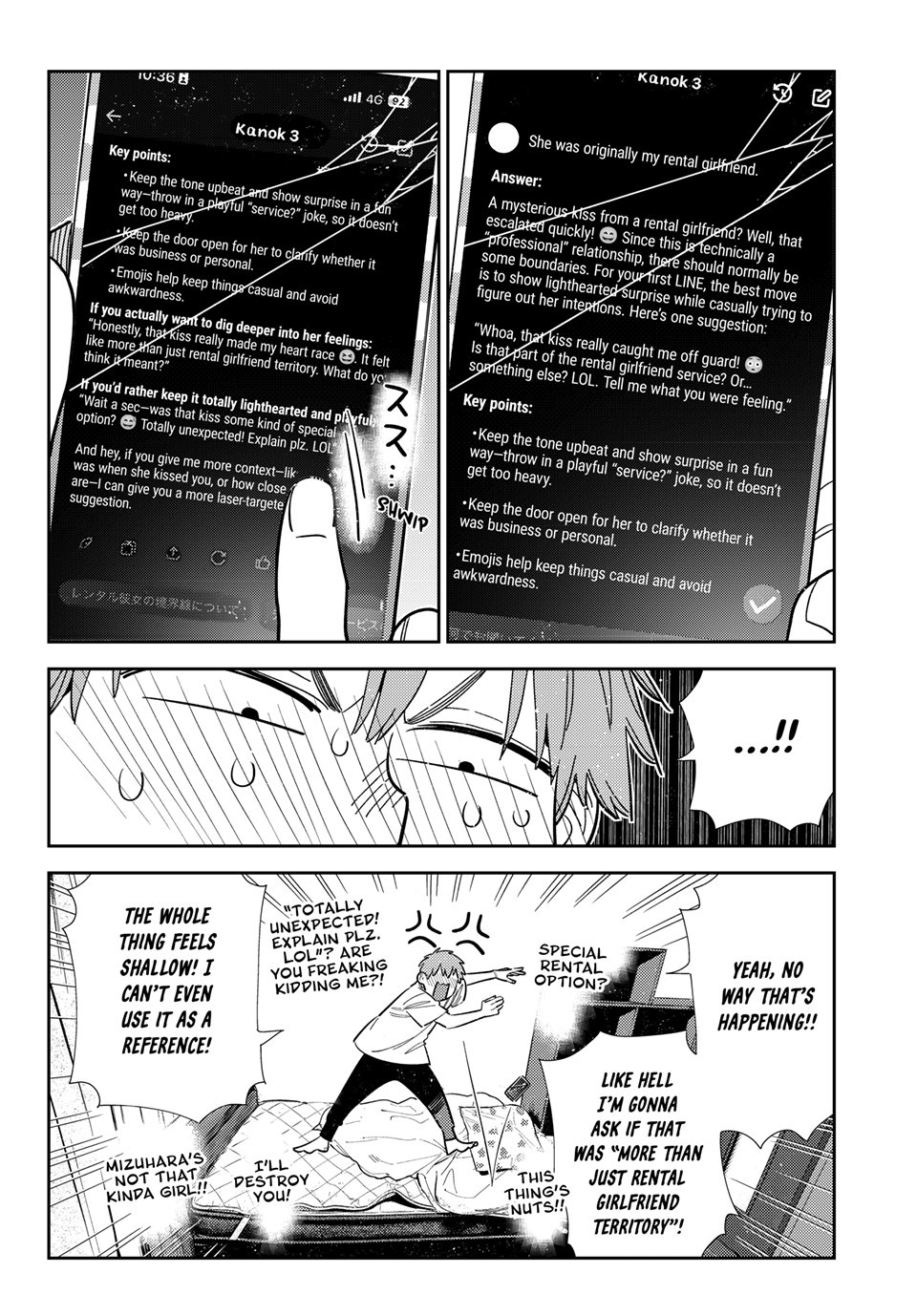 Rent A Girlfriend Manga Chapter 391 page 6 - The Boyfriend and The News