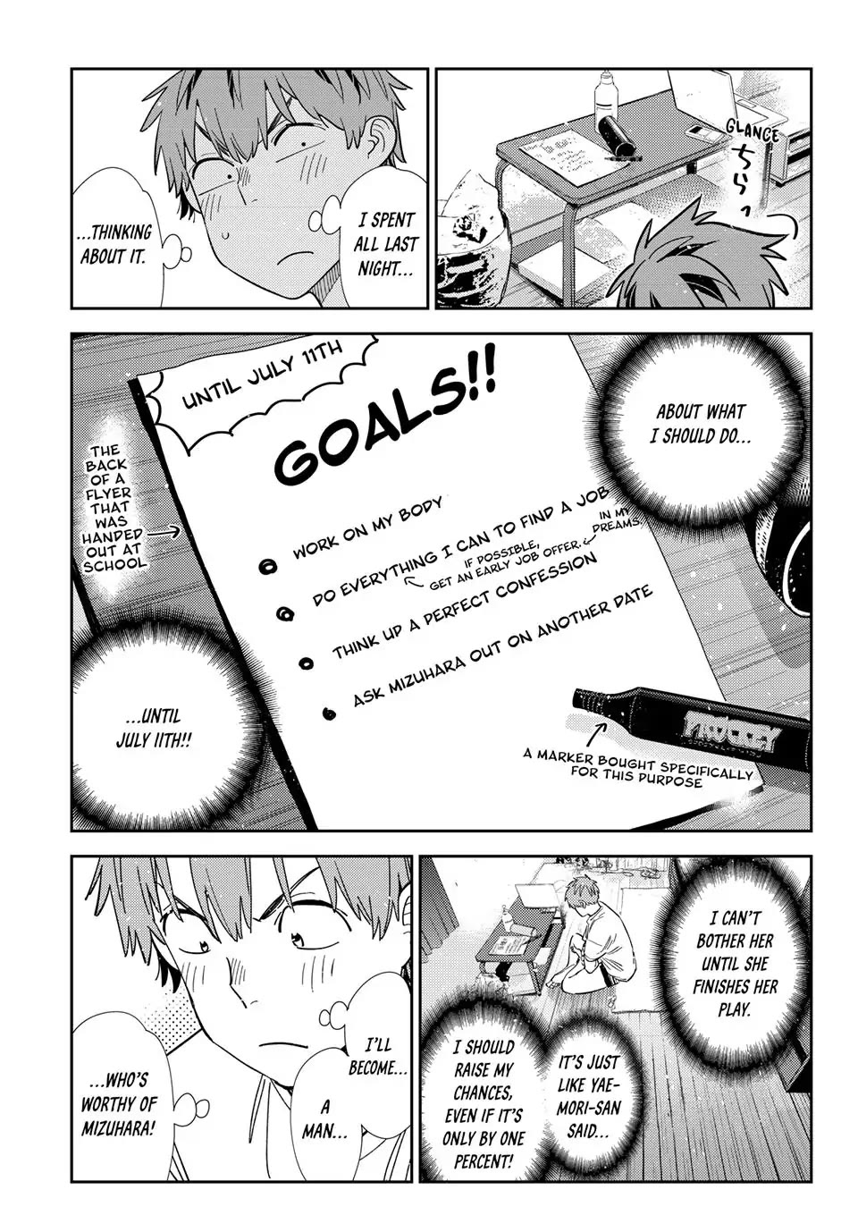 Rent A Girlfriend Manga Chapter 393 page 10 - The Boyfriend and Goals
