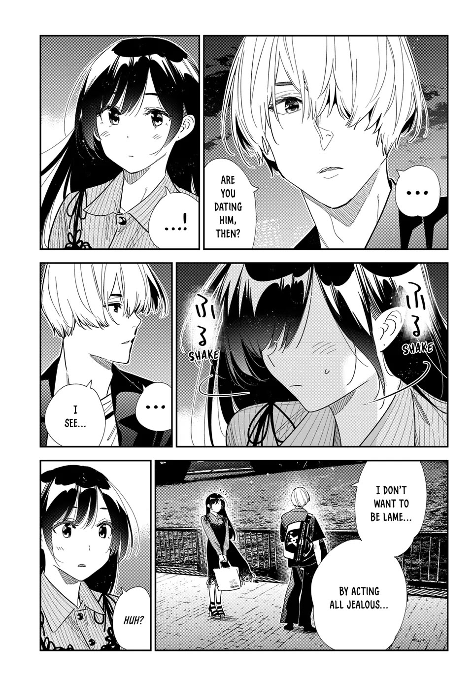 Rent A Girlfriend Manga Chapter 395 page 8 - My Girlfriend and Drawing The Line (Part 2)