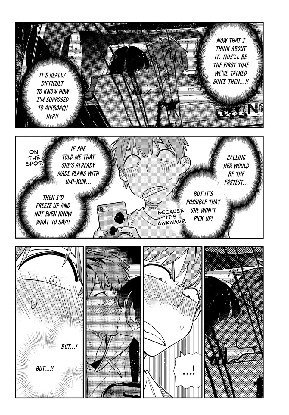 Rent A Girlfriend Manga Chapter 396 page 14 - The Boyfriend and The Panic