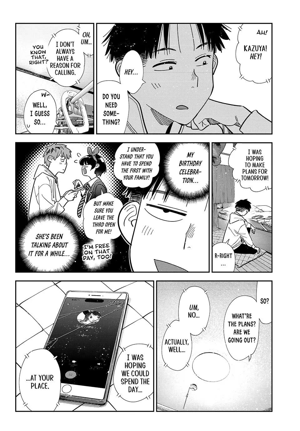 Rent A Girlfriend Manga Chapter 401 page 14 - My Girlfriend and The School Bag (Part 2)