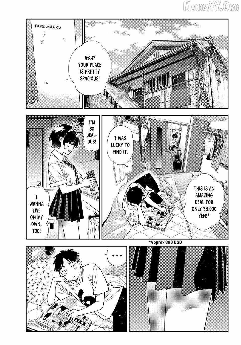 Rent A Girlfriend Manga Chapter 402 page 1 - The First Time with My Girlfriend