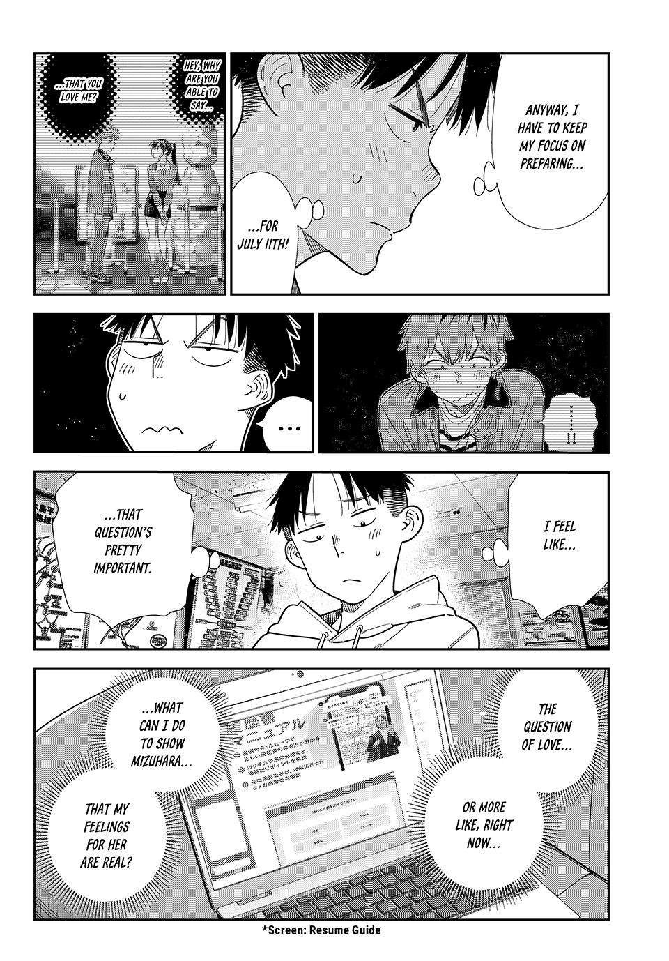 Rent A Girlfriend Manga Chapter 412 page 14 - My Girlfriend and Her View of Love (Part 1)