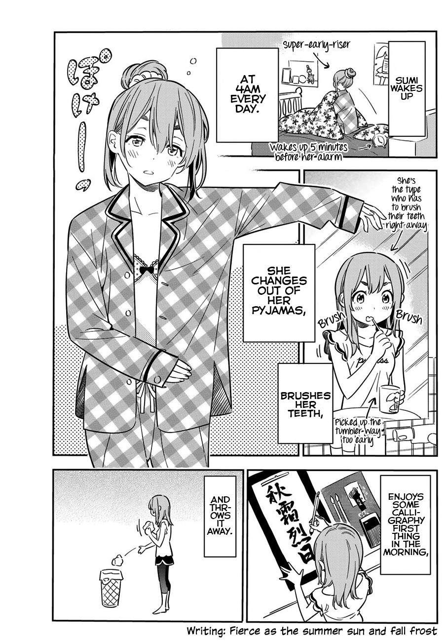 Rent A Girlfriend Manga Chapter 54 page 3 - A day in the life of Sumi Sakurasawa