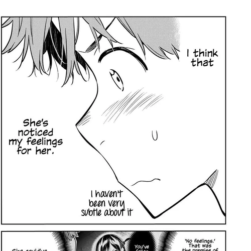 Rent A Girlfriend Manga Chapter 62 (The Girlfriend and the Night, Part 1) cover