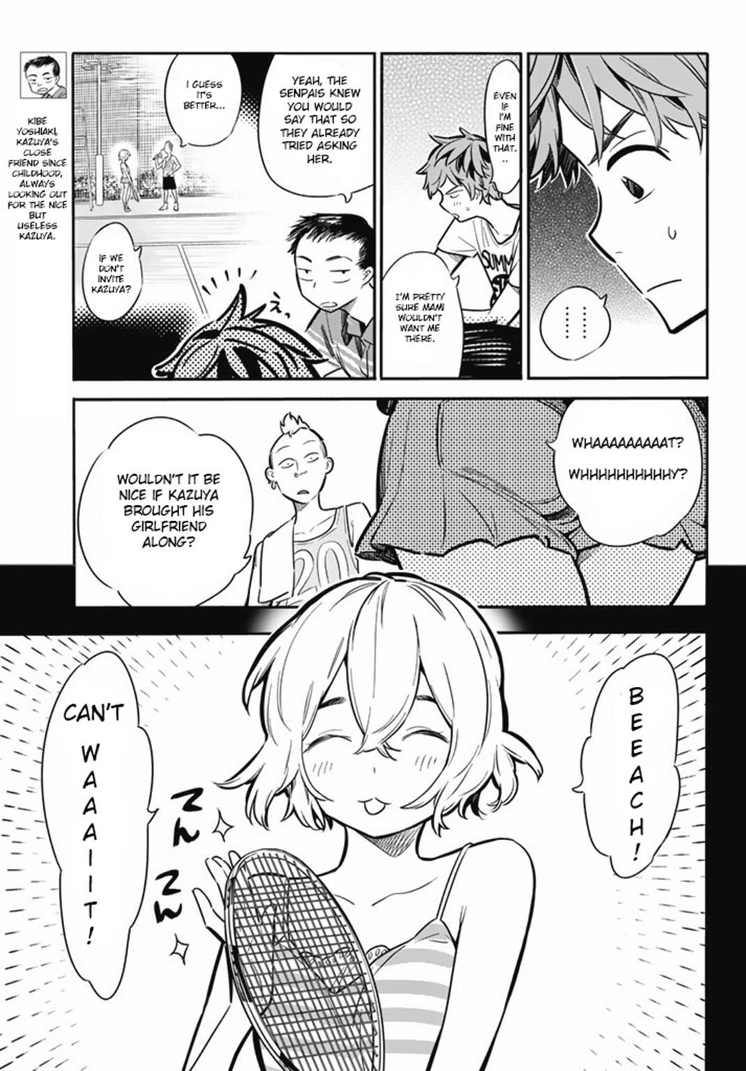 Rent A Girlfriend Manga Chapter 7 page 8 - The Girlfriend and The Sea (Part 1)