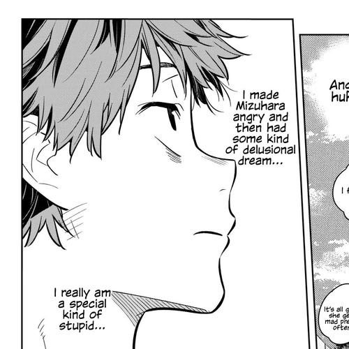 Rent A Girlfriend Manga Chapter 74 (The Hangover and the Girlfriend) cover