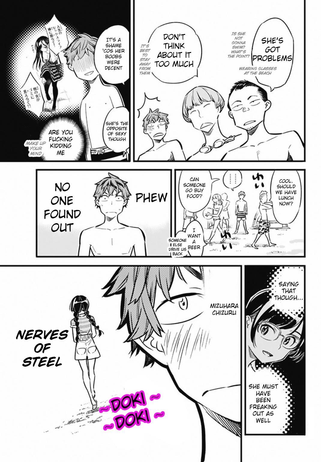 Rent A Girlfriend Manga Chapter 8 page 18 - The Girlfriend and The Sea (Part 2)