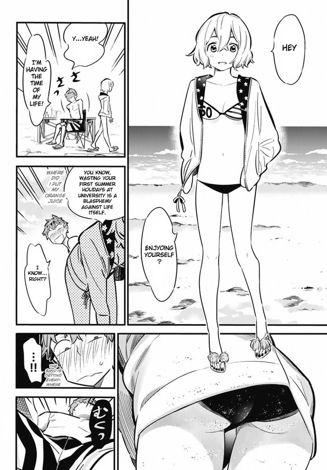 Rent A Girlfriend Manga Chapter 8 page 4 - The Girlfriend and The Sea (Part 2)