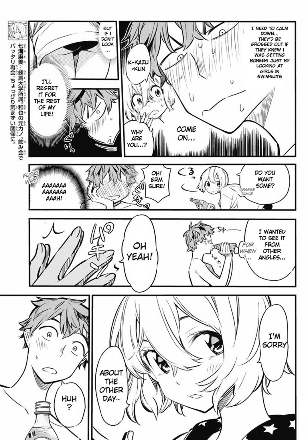 Rent A Girlfriend Manga Chapter 8 page 5 - The Girlfriend and The Sea (Part 2)