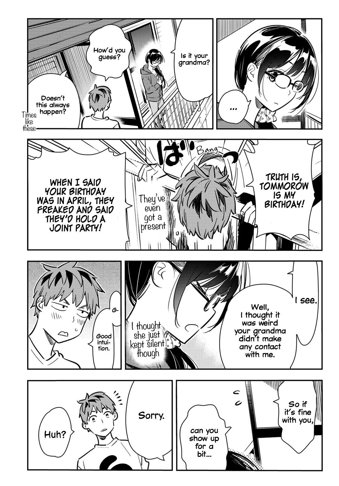 Rent A Girlfriend Manga Chapter 83 page 10 - The Girlfriend, Visiting the Parents, and Kiss (Part 1)