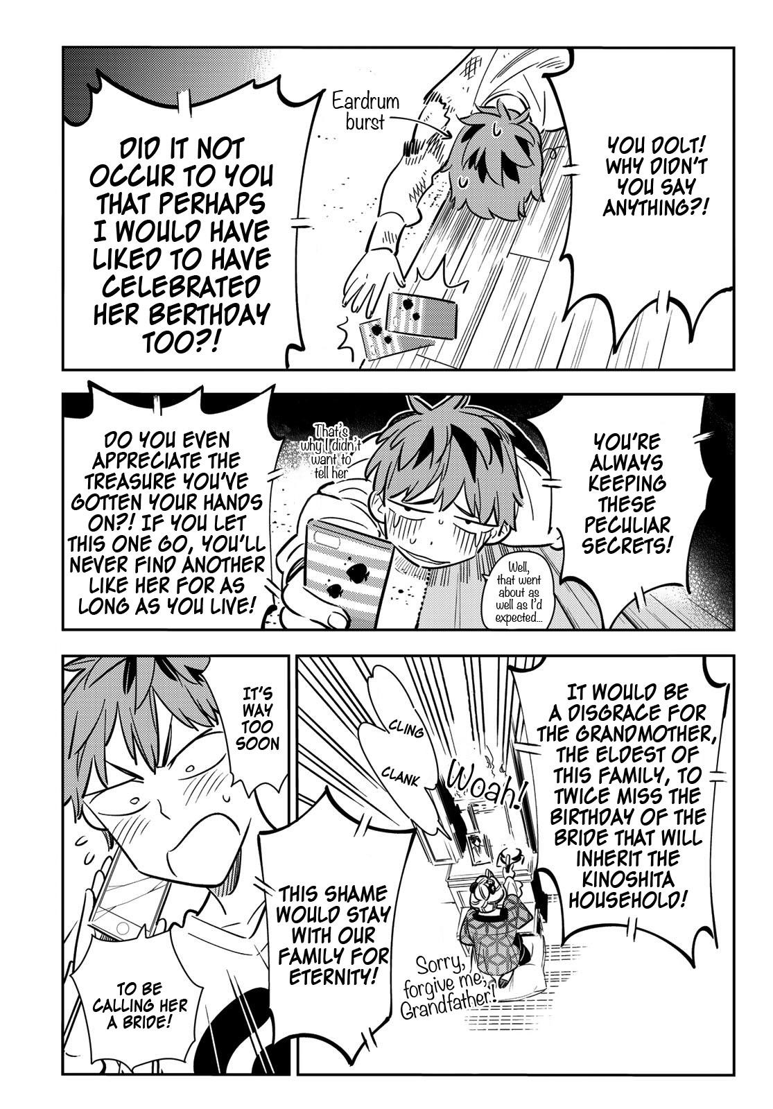 Rent A Girlfriend Manga Chapter 83 page 6 - The Girlfriend, Visiting the Parents, and Kiss (Part 1)