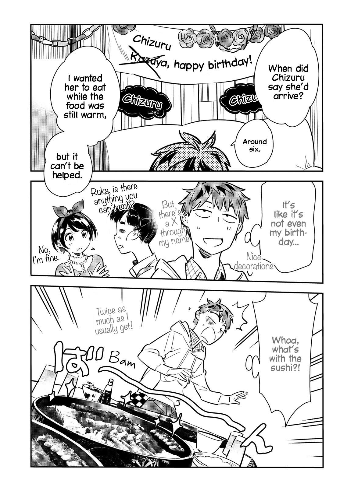 Rent A Girlfriend Manga Chapter 84 page 10 - The Girlfriend, Visiting the Parents, and Kiss (Part 2)