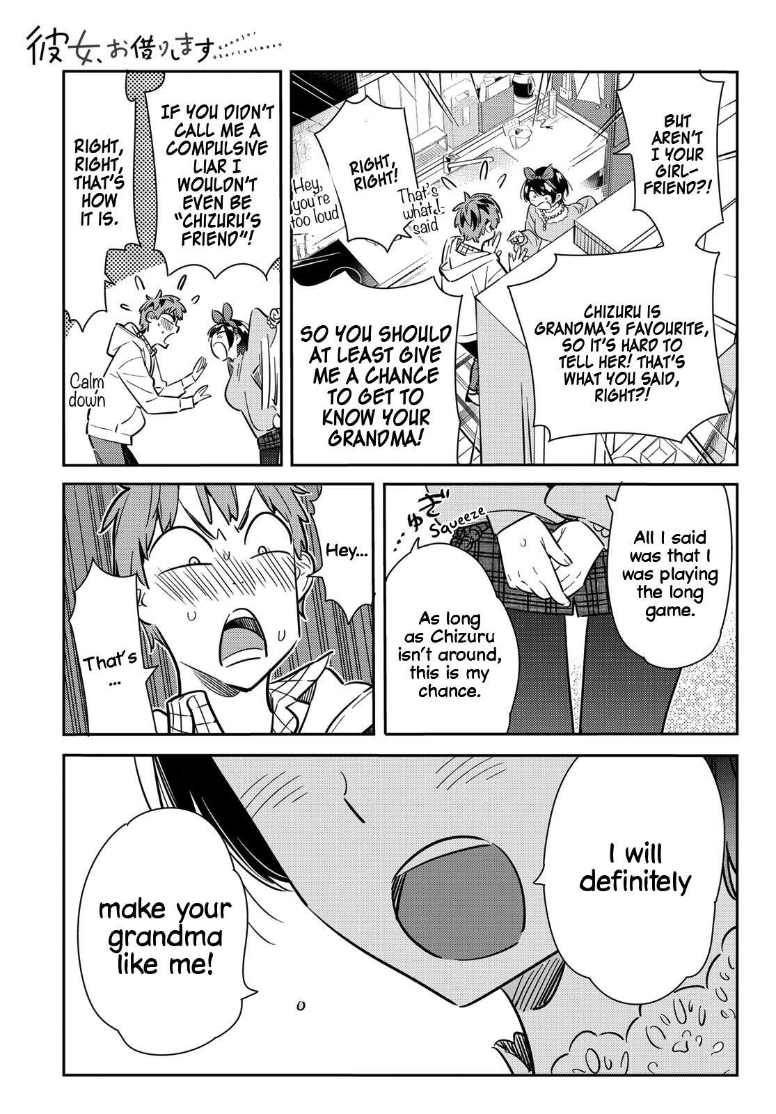 Rent A Girlfriend Manga Chapter 84 page 16 - The Girlfriend, Visiting the Parents, and Kiss (Part 2)