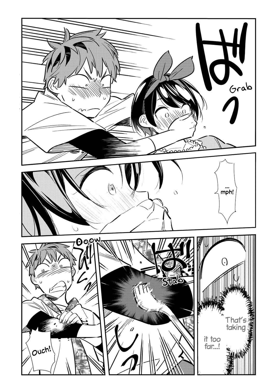 Rent A Girlfriend Manga Chapter 85 page 12 - The Girlfriend, Visiting the Parents, and Kiss (Part 3)