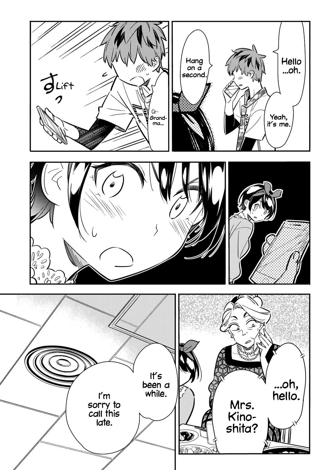 Rent A Girlfriend Manga Chapter 85 page 18 - The Girlfriend, Visiting the Parents, and Kiss (Part 3)