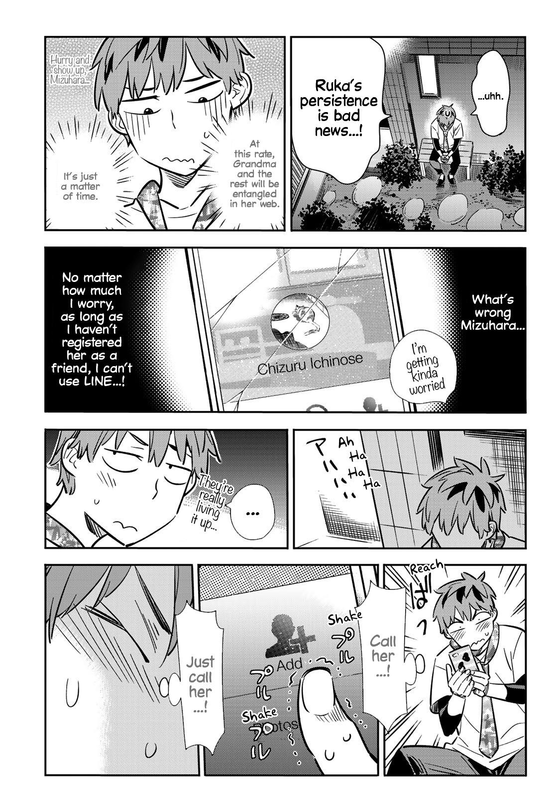 Rent A Girlfriend Manga Chapter 85 page 6 - The Girlfriend, Visiting the Parents, and Kiss (Part 3)