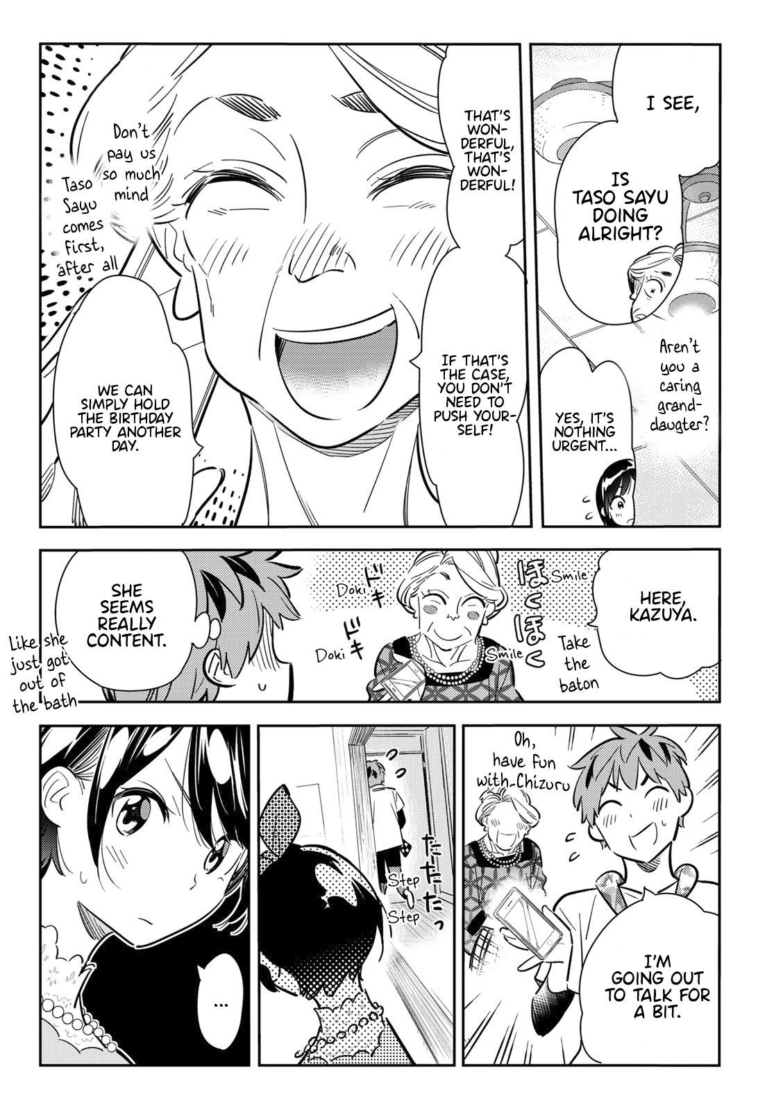 Rent A Girlfriend Manga Chapter 86 page 5 - The Girlfriend, Visiting the Parents, and Kiss (Part 4)