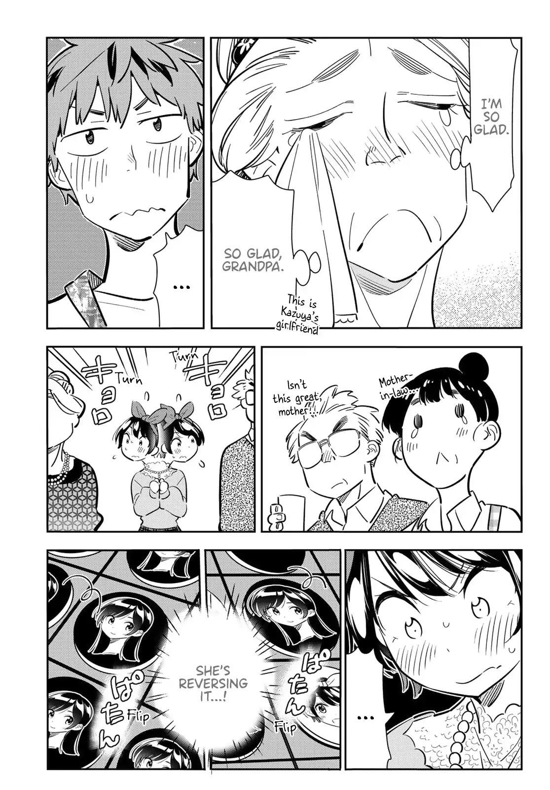 Rent A Girlfriend Manga Chapter 87 page 8 - The Girlfriend, Visiting the Parents, and Kiss (Part 5)