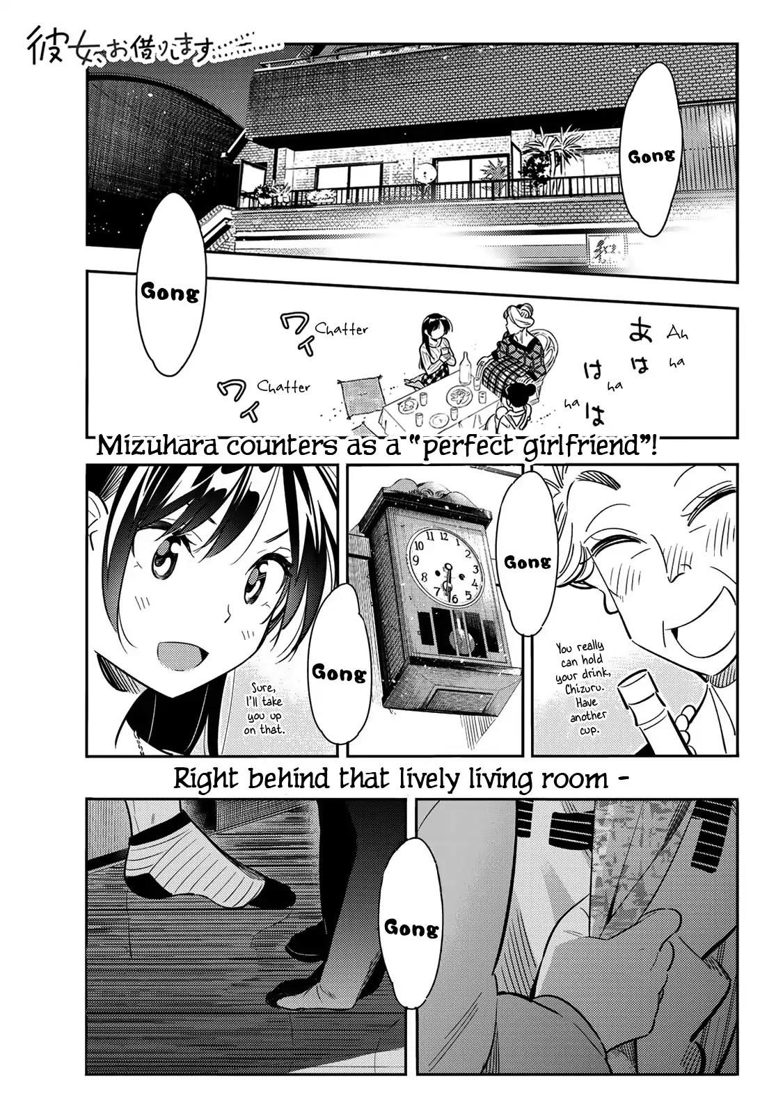 Rent A Girlfriend Manga Chapter 88 page 1 - The Girlfriend, Visiting the Parents, and Kiss (Part 6)