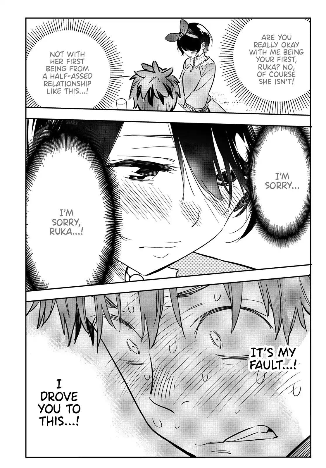 Rent A Girlfriend Manga Chapter 88 page 17 - The Girlfriend, Visiting the Parents, and Kiss (Part 6)
