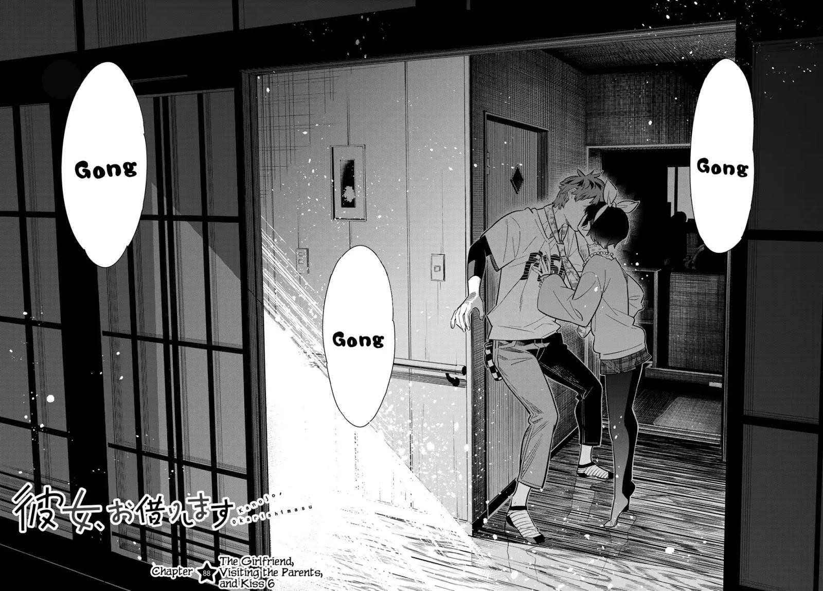 Rent A Girlfriend Manga Chapter 88 page 2 - The Girlfriend, Visiting the Parents, and Kiss (Part 6)