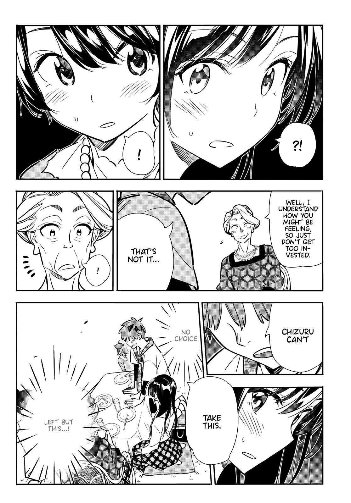 Rent A Girlfriend Manga Chapter 89 page 12 - The Girlfriend, Visiting the Parents, and Kiss (Part 7)