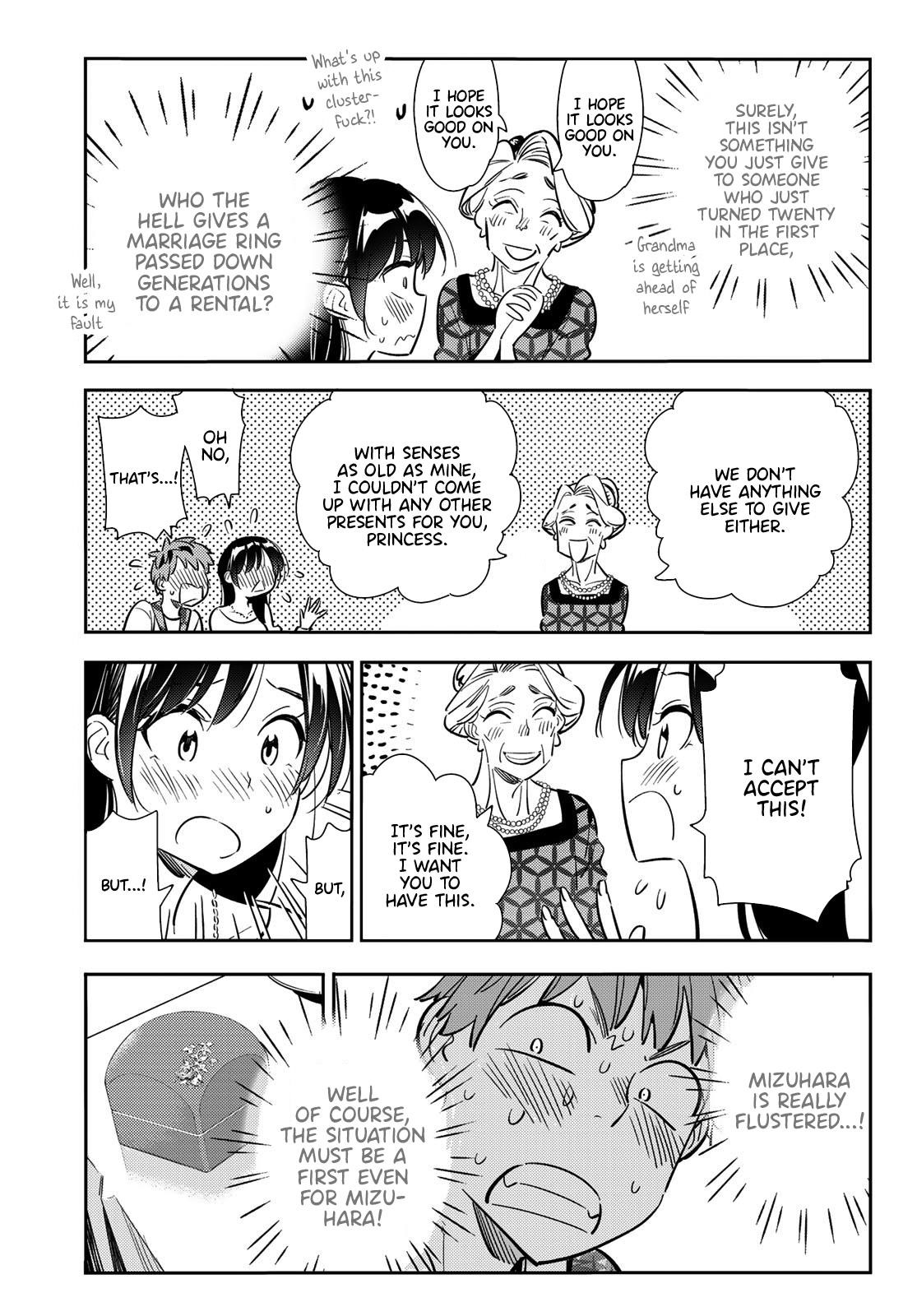 Rent A Girlfriend Manga Chapter 89 page 7 - The Girlfriend, Visiting the Parents, and Kiss (Part 7)