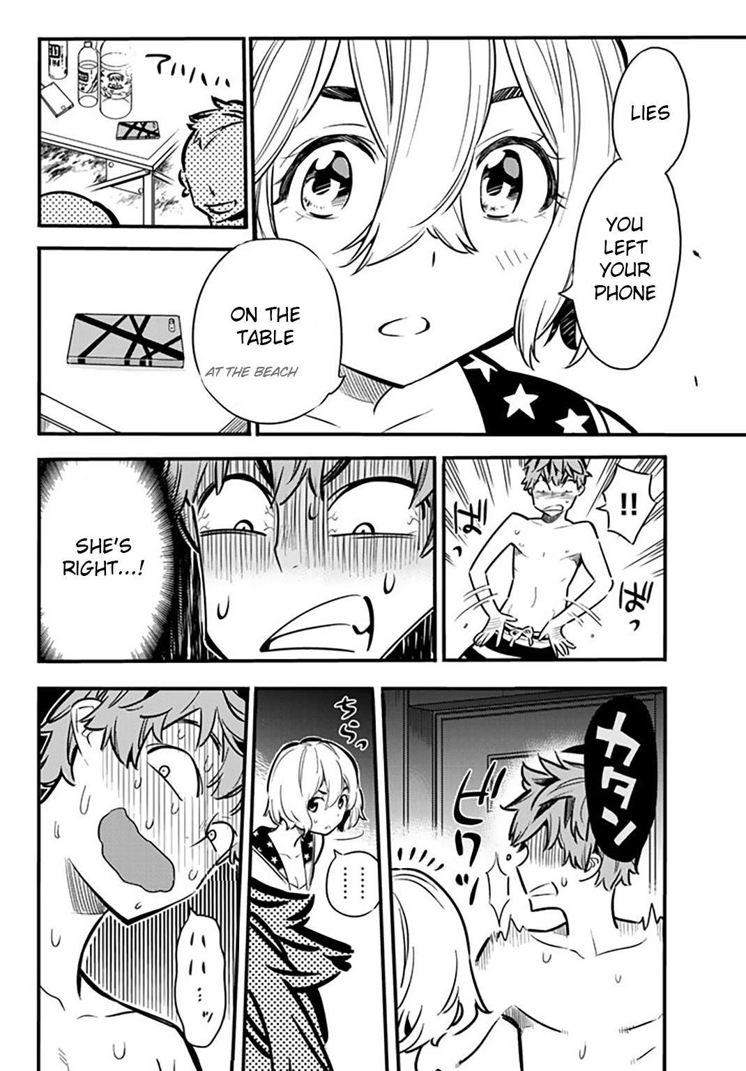 Rent A Girlfriend Manga Chapter 9 page 13 - The Girlfriend and The Sea Part (Part 3)