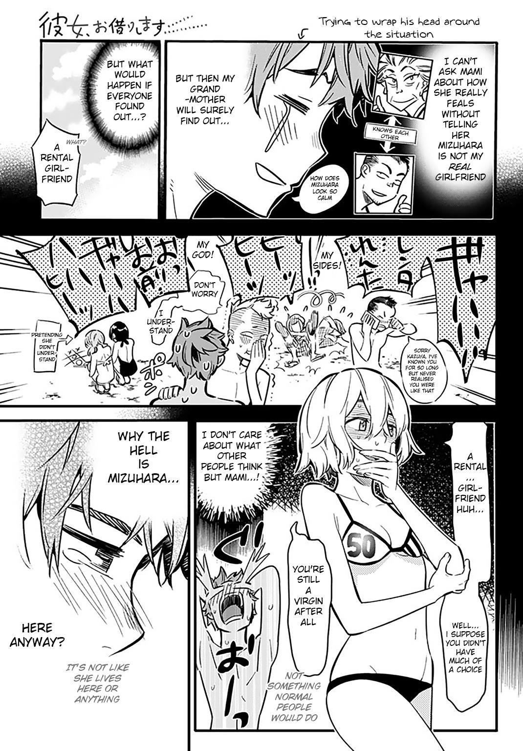 Rent A Girlfriend Manga Chapter 9 page 3 - The Girlfriend and The Sea Part (Part 3)
